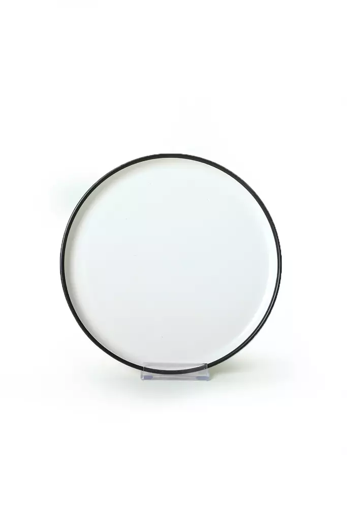 Frukostset Hermia Svart Vit Keramik 18 Delar - Serveringsfat - 8684282417828 - 1