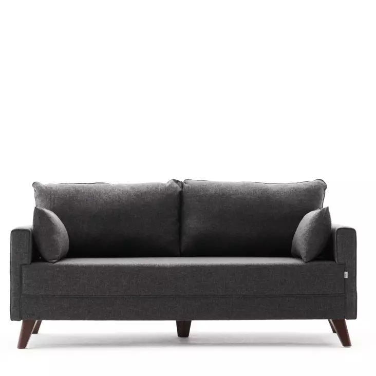 2-sits soffa Atelier del Sofa Bella Antracit Polyester 177x81x85 cm - Soffor - 8682870815568 - 1