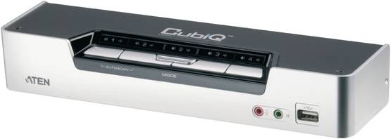 4-Port KVM Switch Svart - Dator och nätverk - 4710423775718 - 1