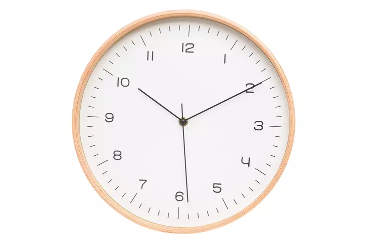 Väggklocka plywood 31cm - Väggklockor - 6410413075238 - 1