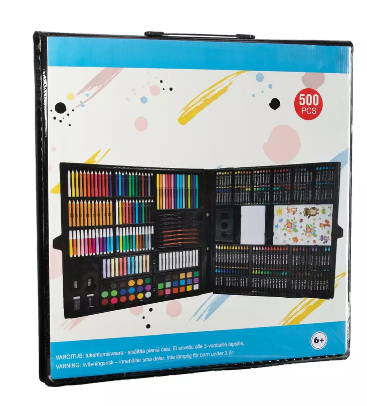 Taiteilijasetti 500-osainen - Konstnärsportföljer - 6438014268668 - 1