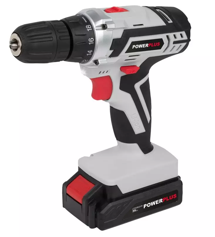 Akkuporakone 20 V Powerplus - Batteridrivna borrmaskiner och skruvdragare - 5400338078828 - 1