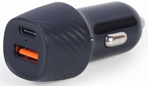 Autolaturi pika 2-USB QC 3,0 Gembird - Bilbatteriladdare - 8716309119368 - 1