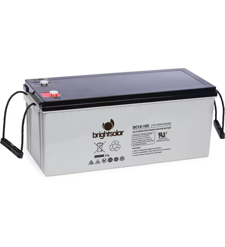 Akku Brightsolar DC12-160 AGM - Batterier - 6438014197968 - 1