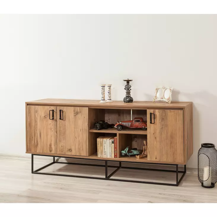 Konsolbord Hanah Home Quantum Medula Furu Spånskiva 180x80x40 cm - Möbler - 8681875315868 - 1