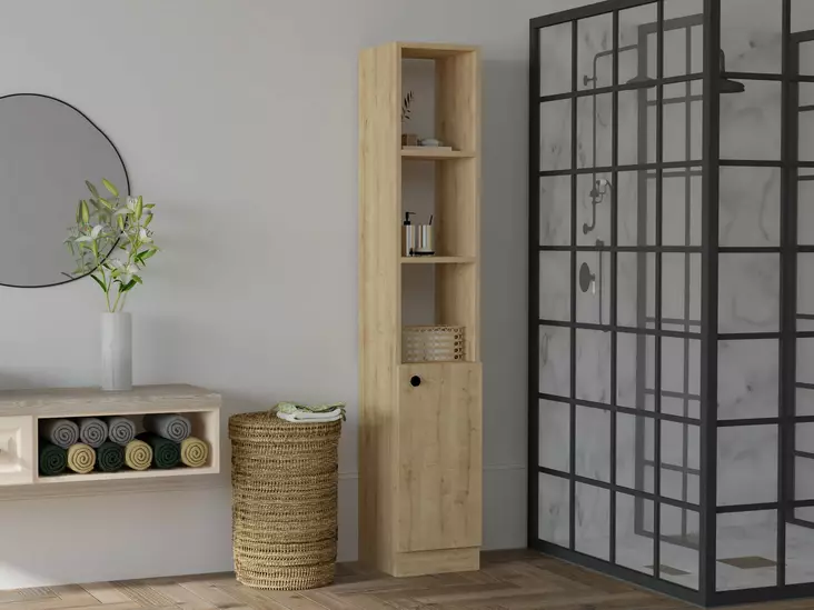 Badrumsskåp Hanah Home Sapphire Safir Spånskiva 30x170x29,6 cm - Badrumsmöbler - 8681875809428 - 1