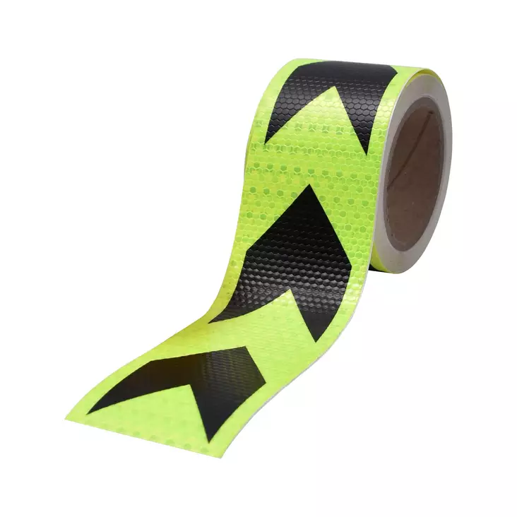 Hohtava heijastinteippi 75 mm x 10 m - Byggtejp - 6438152023198 - 1