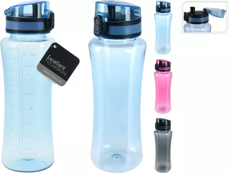 Dryckesflaska 550 ml, PET - Vattenflaskor - 8720573847988 - 1