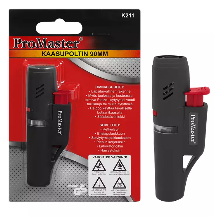 Gasbrännare 90 mm - Tändare, tändmaterial, gaser - 6420286016498 - 1