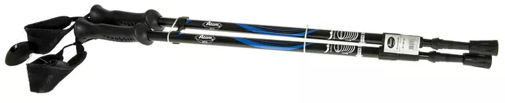 Gåstavar teleskopiska svarta - Träningsutrustning och -redskap - 6410412307088 - 1