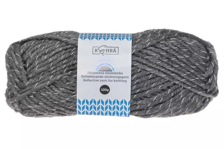 Reflekterande stickningsgarn Kehrä - Trådar och sybehör - 6410413016828 - 1