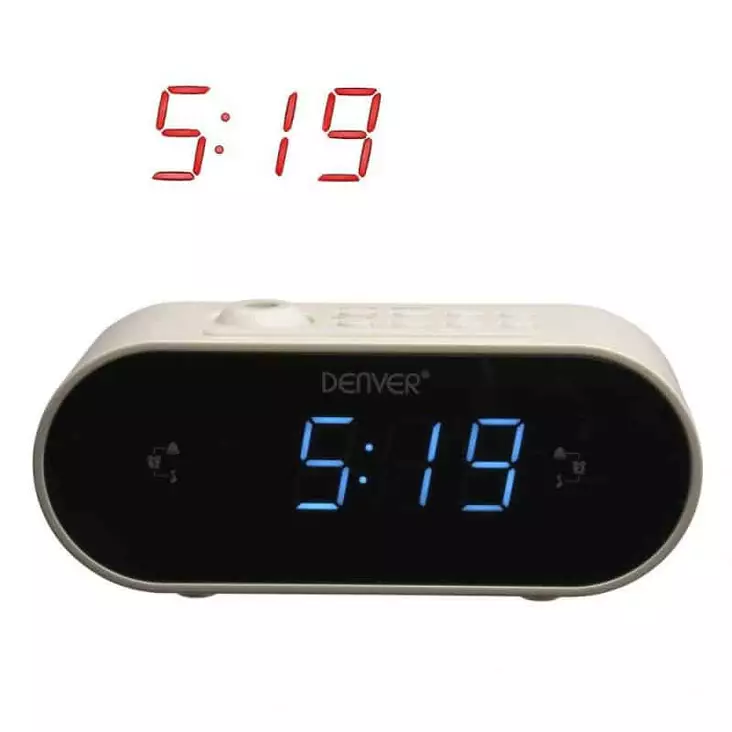 Klockradio med projektor Denver - Radioapparater - 5706751028878 - 1