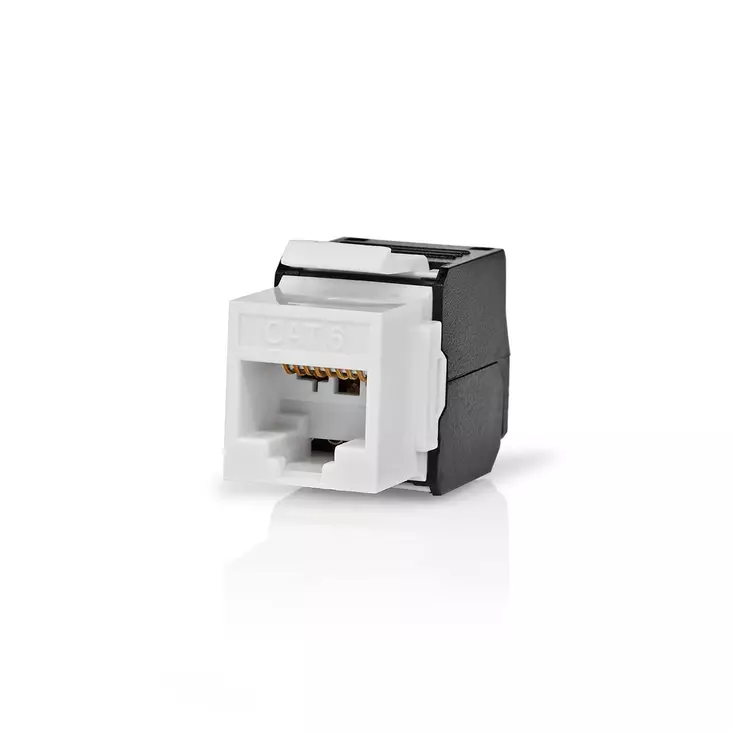 Keystone | CAT6 / Keystone | RJ45 Hona | U/UTP | ABS | Låda - Dator och nätverk - 5412810424788 - 1