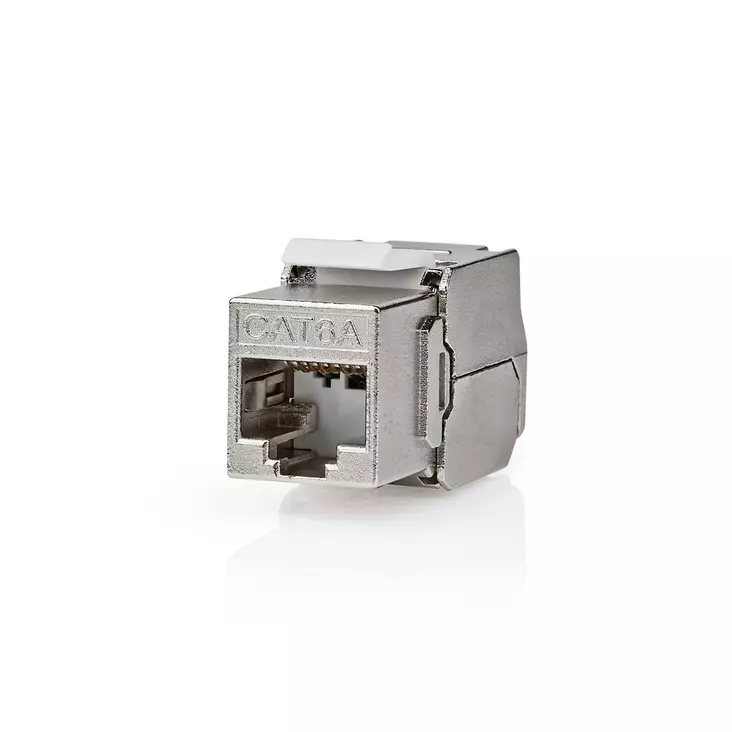 Keystone | CAT6a / Keystone | RJ45 Hona | S/FTP | Metall | Låda - Dator och nätverk - 5412810424818 - 1