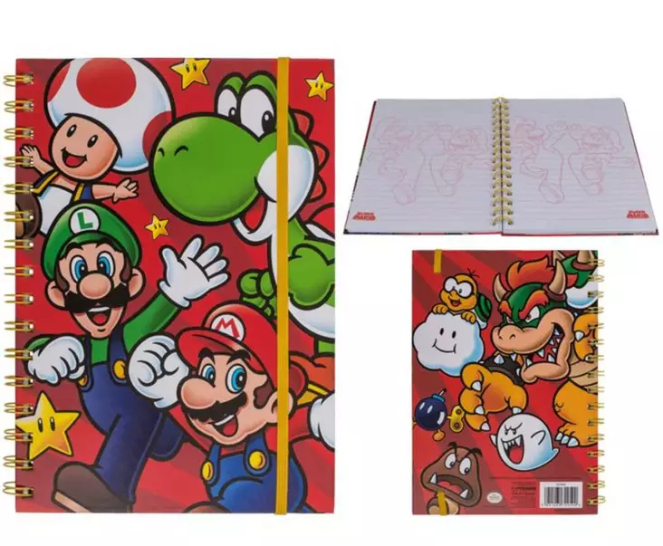 Kierrevihko A5/80 Super Mario - Anteckningsböcker och papper - 4029811451418 - 1