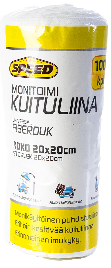 Kuituliina 20 x 20 cm, 100 kpl p=C3=A4=C3=A4kuva - Hushåll och städning - 6438168099408 - 1