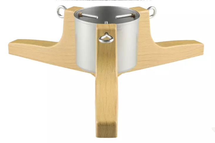 Kuusenjalka Woody hopea/puu Winteria - Julgranar - 6410413198418 - 1