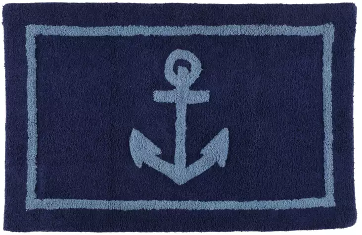 Kylpyhuoneenmatto Ankkuri sininen - Badrumsmattor och våtrumsmattor - 6410416041308 - 1