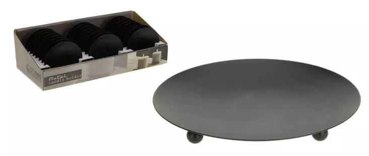 Kynttil=C3=A4n alusta metallia 85mm - Ljus och lyktor - 8711295311468 - 1