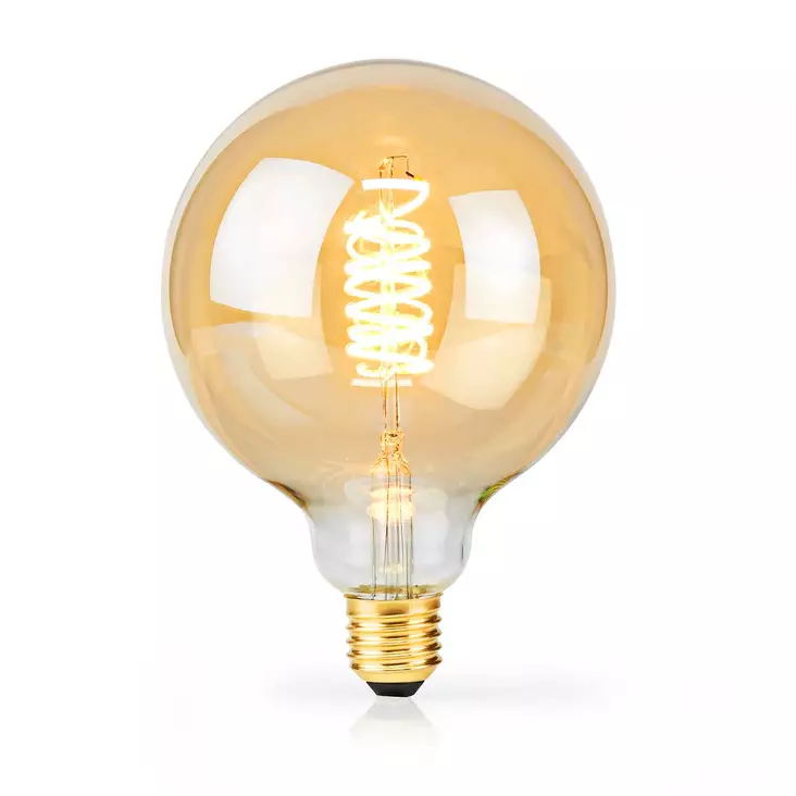 LED Glödlampa E27 | G95 | 3.8 W | 250 lm | 2100 K | Dimbar | Extra varm vit | Retrostil | 1 st. - Lampor och lysrör - 5412810400478 - 1