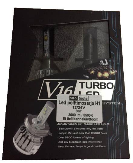 LED polttimosarja H3 8-32V 3000LM - H3-lampor - 6430032150628 - 1