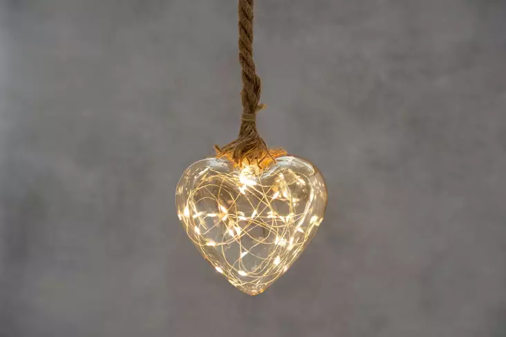 Lasisyd=C3=A4n 30 LED hamppuk=C3=B6ysi Finnlumor - Ljussmycken och ljusfigurer - 6410416081588 - 1