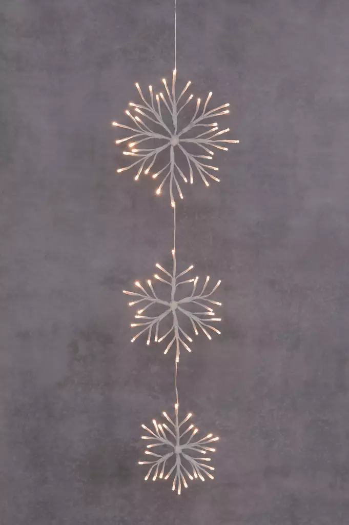 Lumihiutaleet 3 kpl 100led, Finnlumor - Ljussmycken och ljusfigurer - 6410416278858 - 1