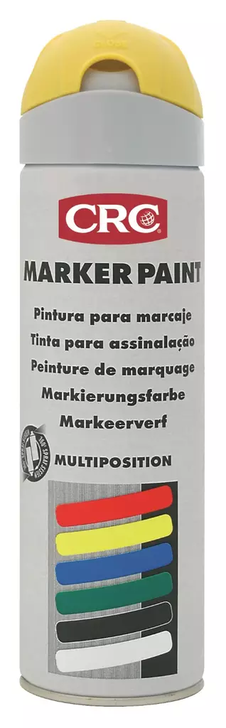 Merkkausv=C3=A4ri CRC Marker Paint keltainen - Sprayfärger - 5412386031038 - 1