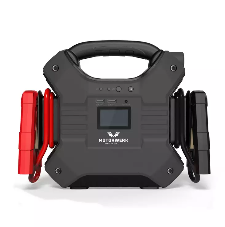 Motorwerk 12/24V 35000mAh kraftig extra startmotor - Batteriladdare och starthjälp - 6438014379678 - 1