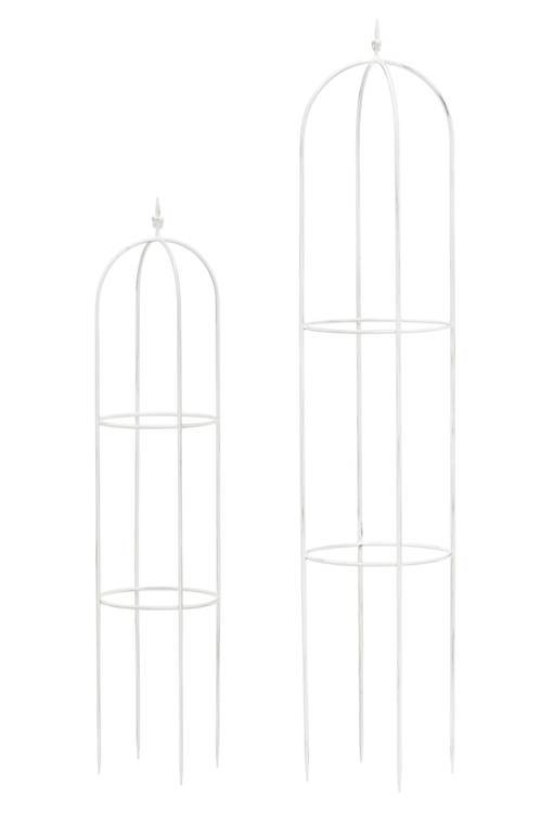 Obeliski antiikinvalkoinen 4Living - Blomsterställ och växtstöd - 0283080110818 - 1