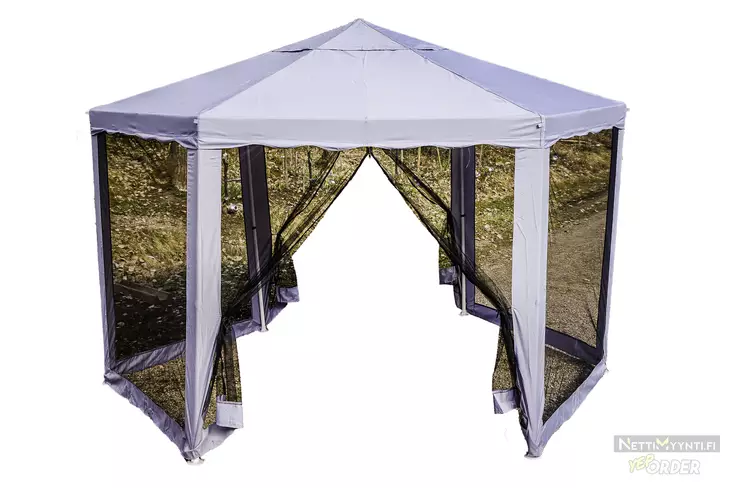 Paviljonki Arvi 6-kulma 2 x 2 x 2 m - Paviljonger och pergolor - 6438168065298 - 1
