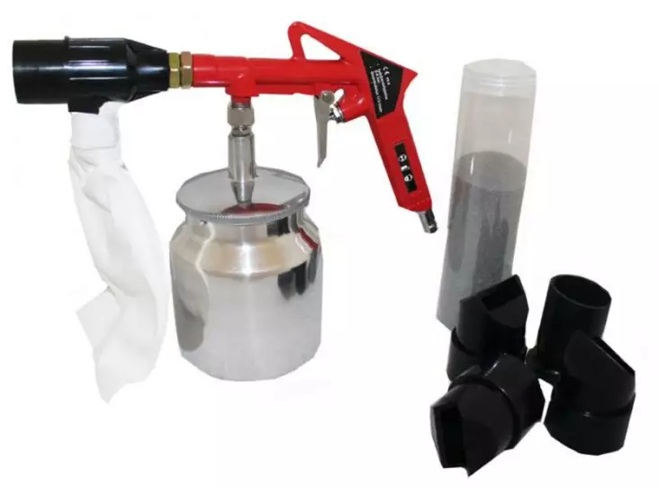 Pistehiekkapuhallin, paineilma - Sandblästrings- och sodablästringsutrustning - 6430074692308 - 1