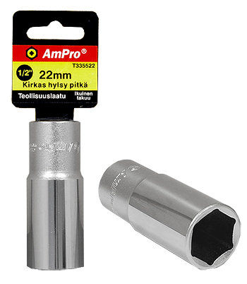 Lång hylsa 1/2" 28 mm - Hylsor och adaptrar - 795609495288 - 1