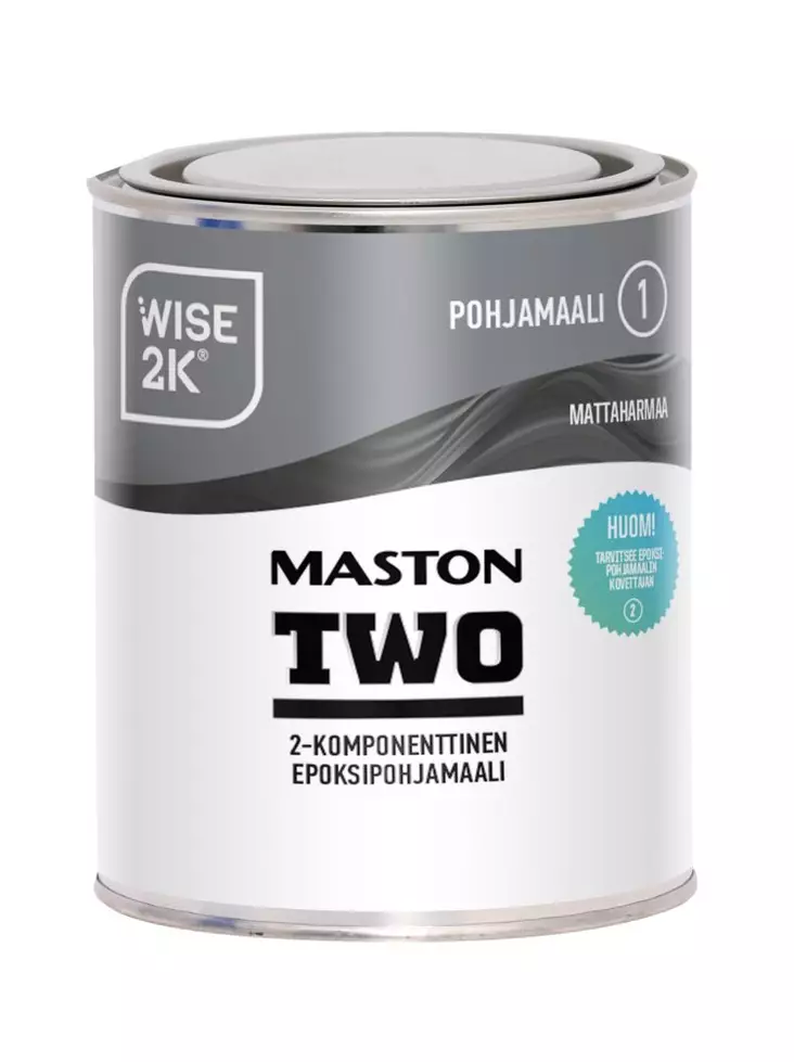 Pohjamaali 2K Epoksi harmaa 720ml - Metall- och möbelmålningar - 6412490016388 - 1