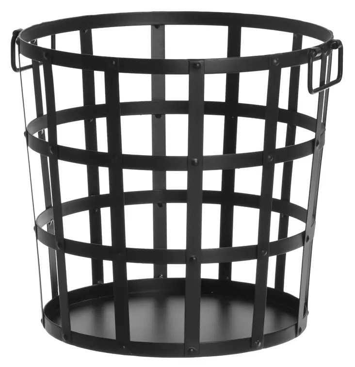 Polttopuuteline Basket metalli, Mustang - Eldstäder och kaminer - 6410416304038 - 1