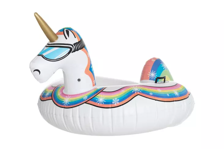 Puhallettava liukuri yksisarvinen 115 cm - Glidare - 6410416008158 - 1