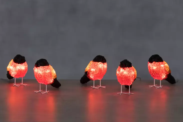 Punatulkku akryyli - Ljussmycken och ljusfigurer - 6410413211698 - 1