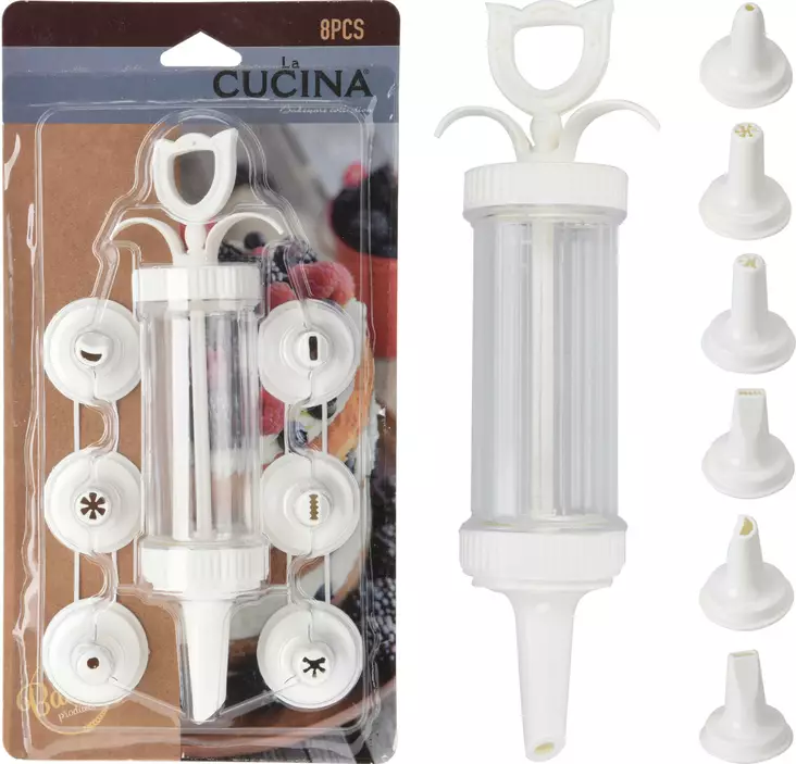 Tårtdekorationsset 7 huvuden - Bakningstillbehör - 8720573137058 - 1