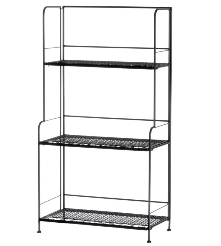 Puutarhahyllykko Orbit musta 4Living - Trädgårdsmöbler och terrassmöbler - 6410416021478 - 1