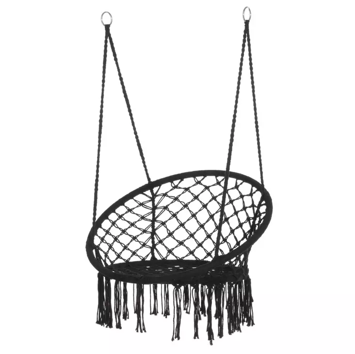 Riipputuoli musta 80 cm 4Living - Trädgårdsgungor och hängstolar - 6410416067988 - 1