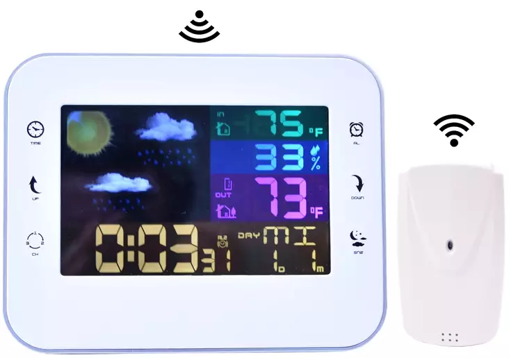 S=C3=A4=C3=A4asema langaton ennustava - Termometrar och väderstationer - 6438152085998 - 1