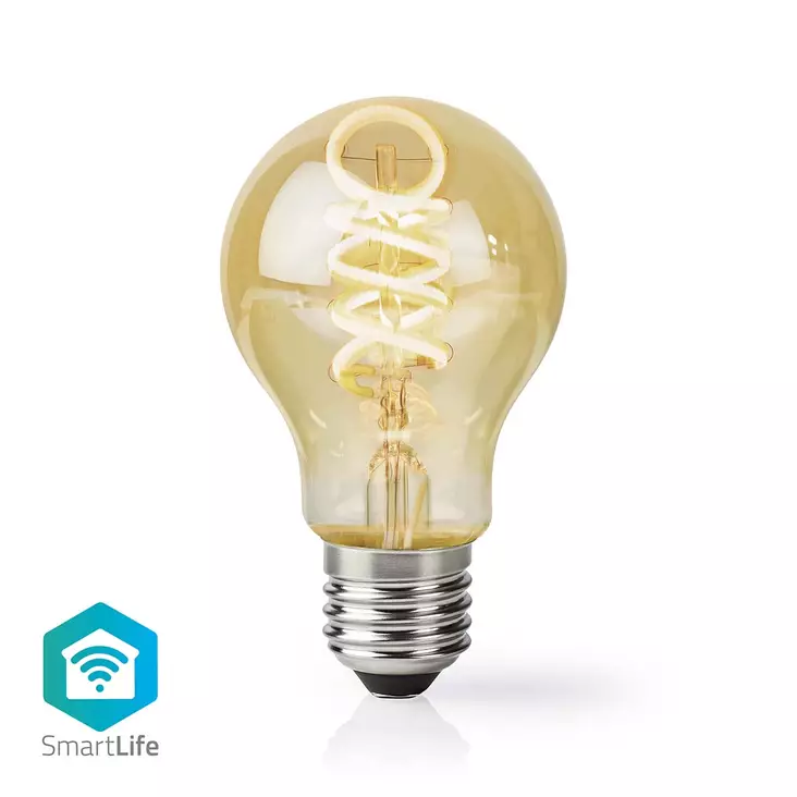 SmartLife LED vintage lampa | E27 | 360 lm | 4.90 W | Varm till cool vit | 1800 - 6500 K | Glas | Android / IOS | Glödlampa | 1 st. - Ljuskällor - 5412810335398 - 1