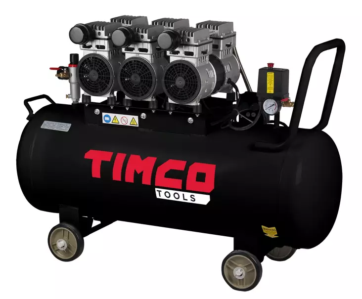 Timco 3x1 HP 100 l oljefri kompressor - Kompressorer - 6438014336268 - 1