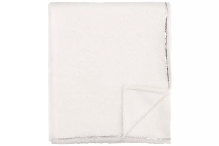 Filt Usva vit - Överkast och plädar - 6410413064898 - 1