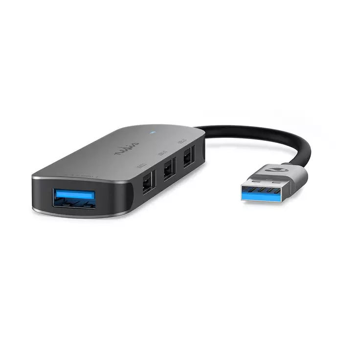 USB-hubb | USB-A Male | 4x USB A Female | 4-Port port(s) | USB 2.0 / USB 3.2 Gen 1 | USB ström - Dator och nätverk - 5412810415458 - 1