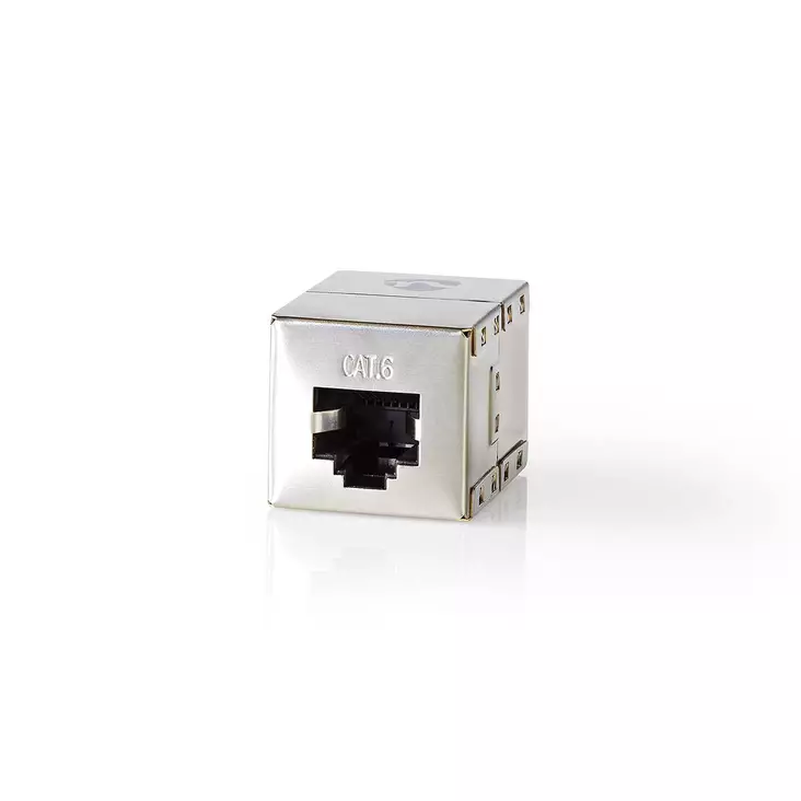 Nätverkskoppling | CAT6 | Skärmad | RJ45 Hona | RJ45 Hona | Rak | Metall | Låda - Dator och nätverk - 5412810265398 - 1
