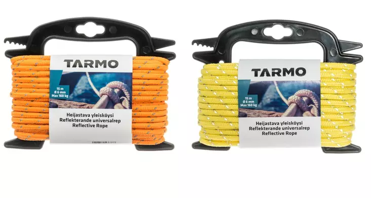 Yleisk=C3=B6ysi Heijastava 6 mm x 15 m - Rep och snören - 6410412566768 - 1