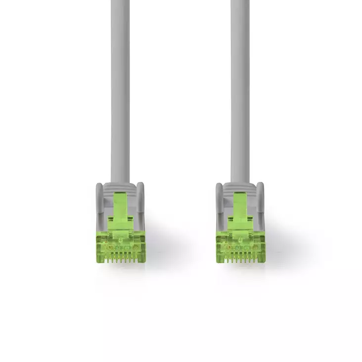 Cat 8.1 nätverkskabel | S/FTP | RJ45 hane | RJ45 hane | 15.0 m | Rund | LSZH | Grå | Label - Dator och nätverk - 5412810452958 - 10