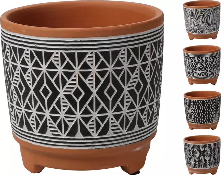 Kruka Embossed Design 13,7 cm - Krukor - 8720573513098 - 1