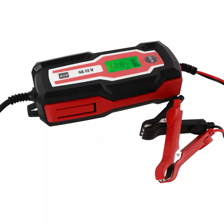 Akkulaturi 6V/12V 4A AX4  - Batteriladdare och starthjälp - 6418536023778 - 1